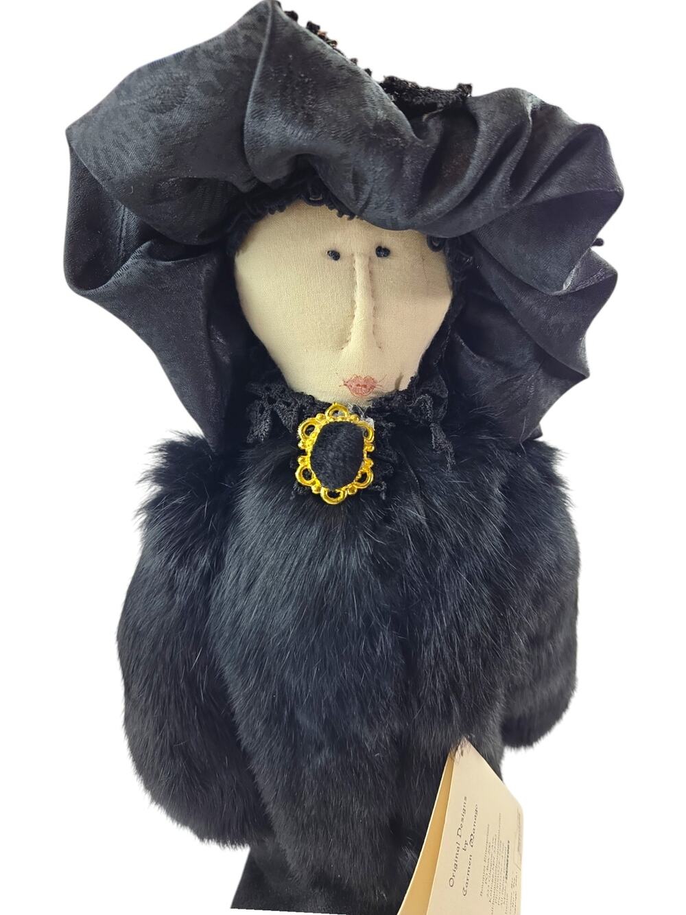 Carmen Manago | Sophia--In Her Black Rabbit Coat and Fab Hat